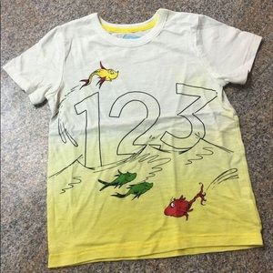 Dr. Seuss 123 fish T sz 5t EUC